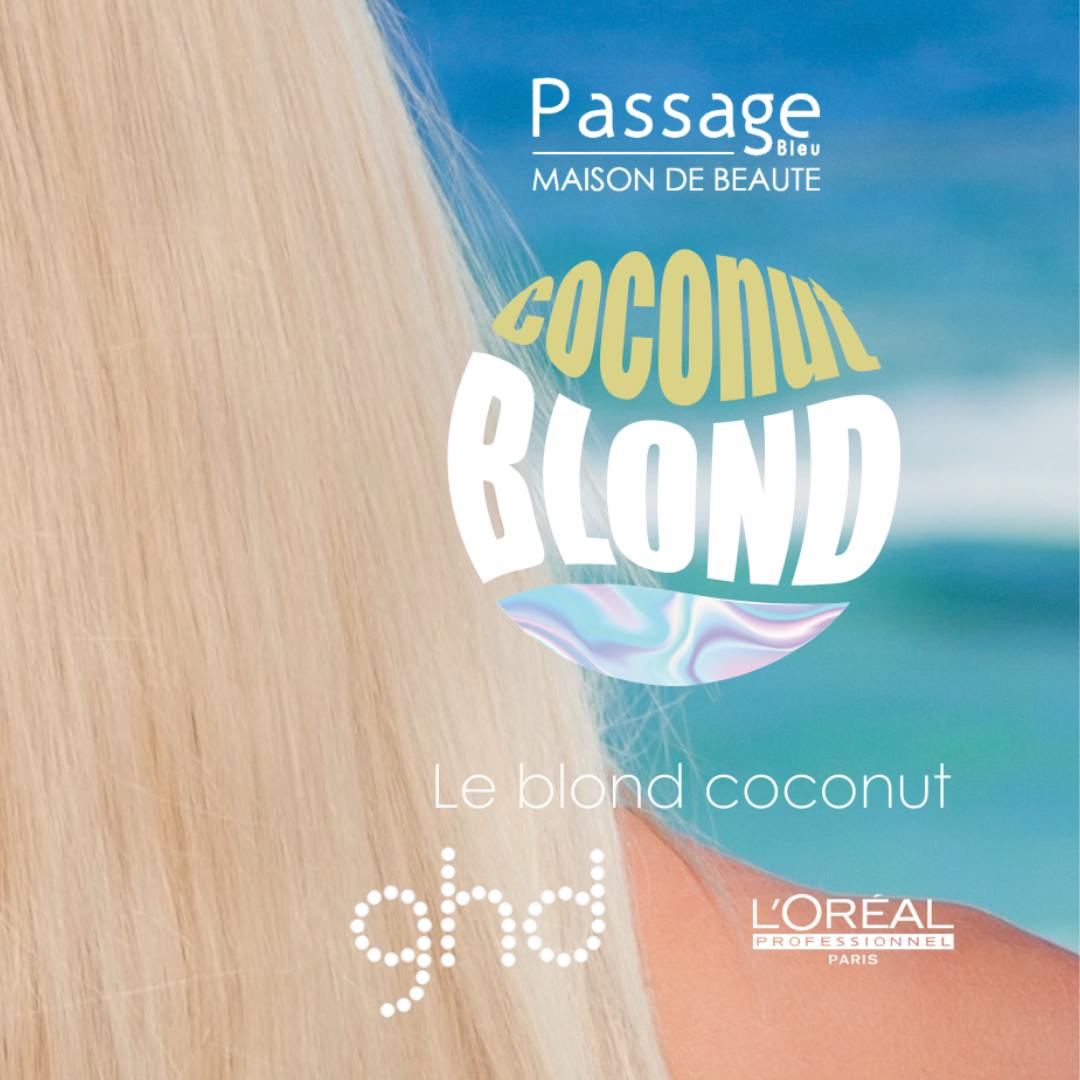 O Green - Blond Coconut : le blond d'été Passage Bleu - design sans titre 13 - 1